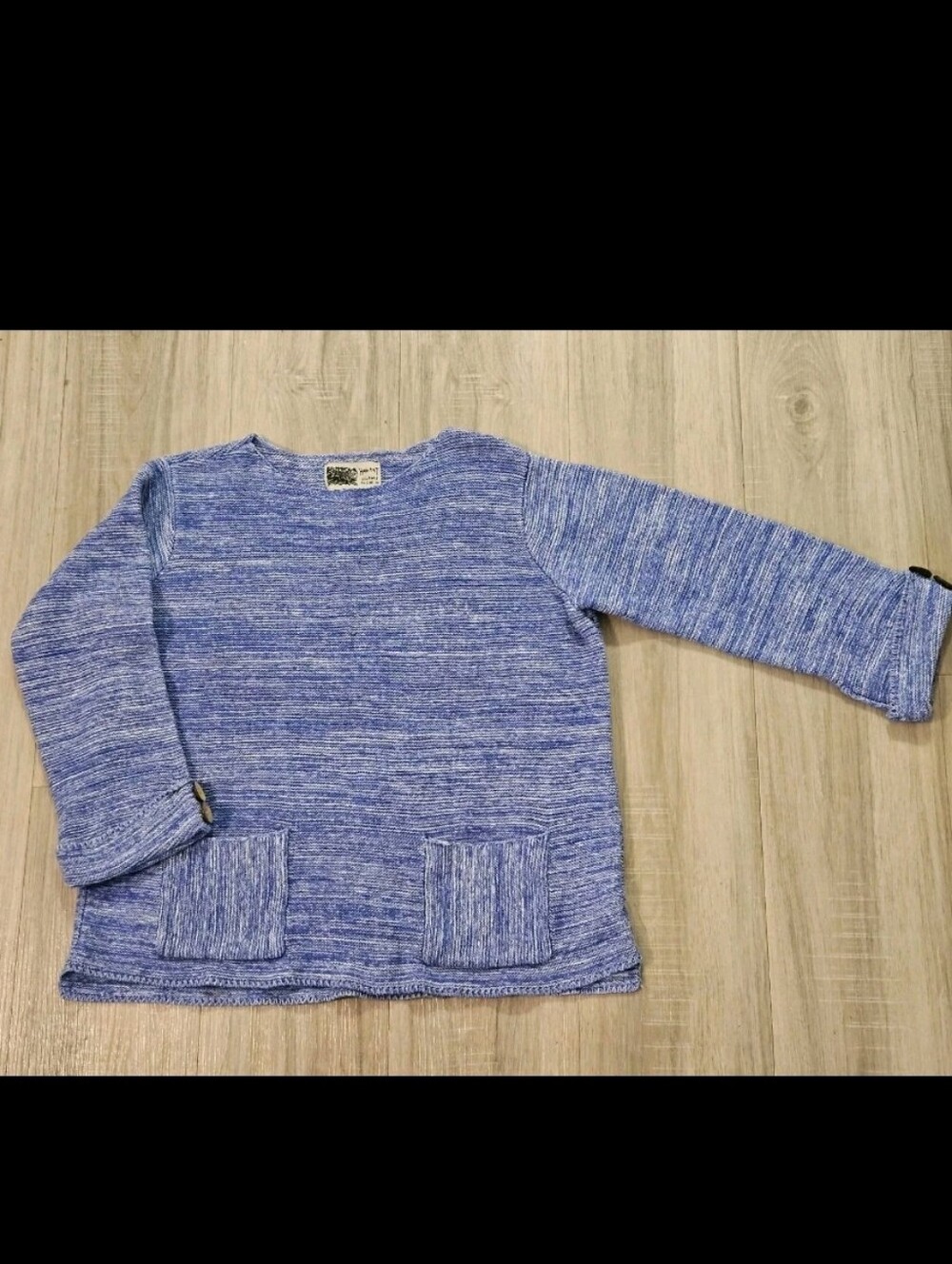 Habitat Clothes To Live In Chunky Knit Sweater Beachy Boxy Colorful Women's M